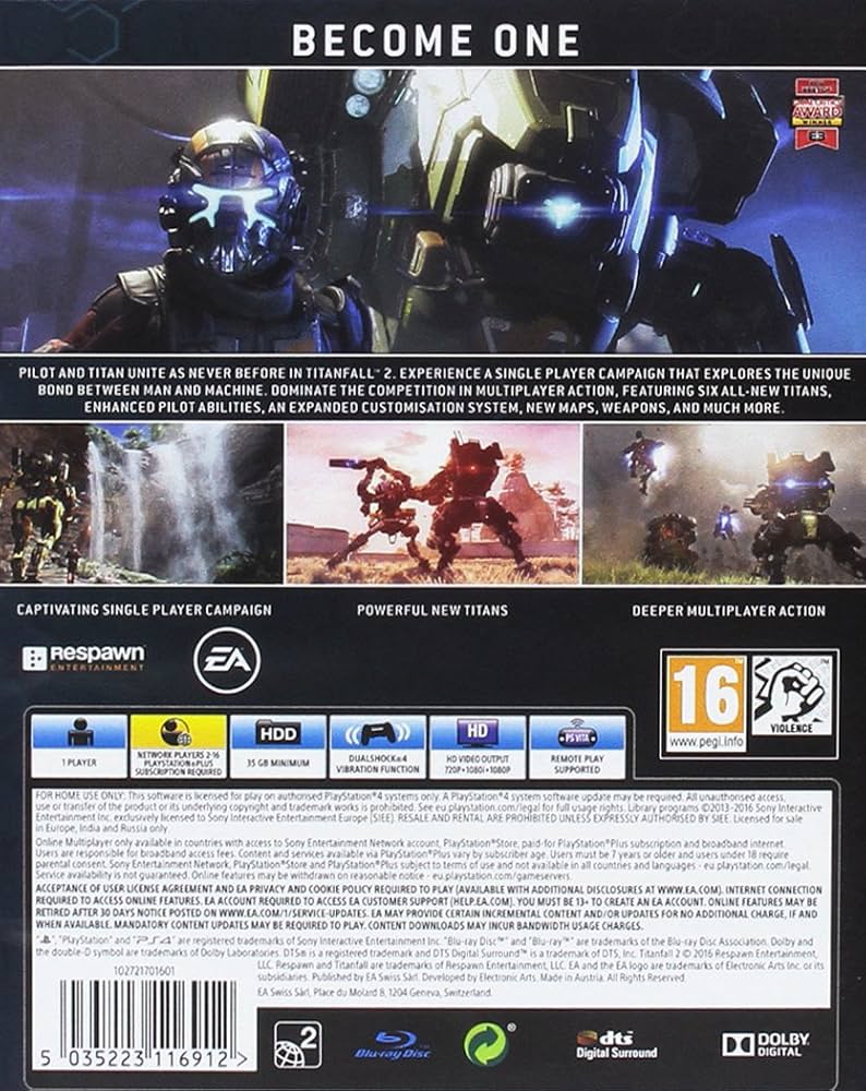 PS4 TITANALL2 非売品ゲームポスター Titanfall® 2: Ultimate